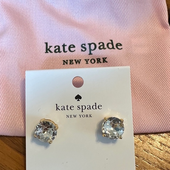 Kate Spade Clear CZ studs - Picture 1 of 1